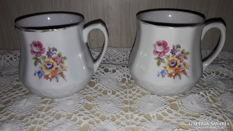 Drasche, antique, beautiful floral, pot-bellied, pot-bellied mug, only the one on the left is available!!!