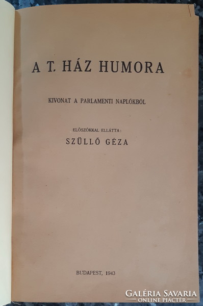 A T. HÁZ HUMORA