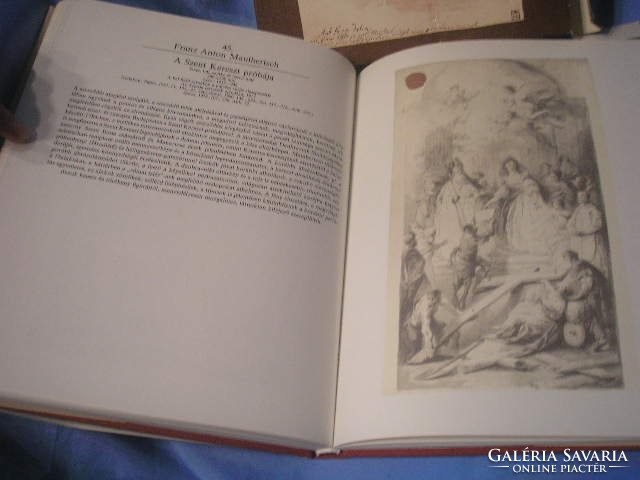 N27 XVIII század Német Osztrák rajzművészete album corvina kiadótól ajándékozható