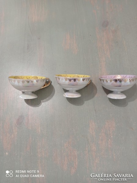 Altwien mocha cups in three pieces