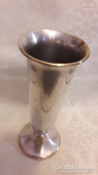 Silver plated vase (m2352)