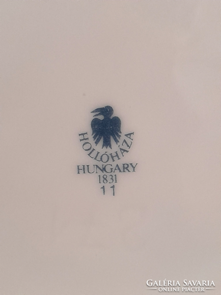 Hollóházi porcelán Milky likőrös üveg butélia