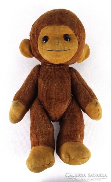 1I657 old african stuffed monkey 42 cm