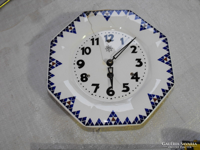 Junghaus porcelain wall clock