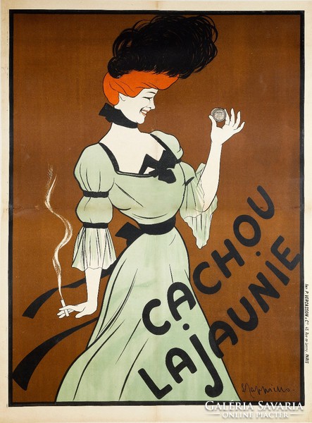 Cappiello - cachou lajaunie - reprint canvas reprint