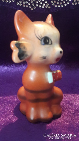 Porcelán macska, kis cica (L2239)