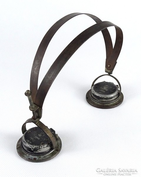 1I676 old military wwii. Telecommunication Headphones 1941