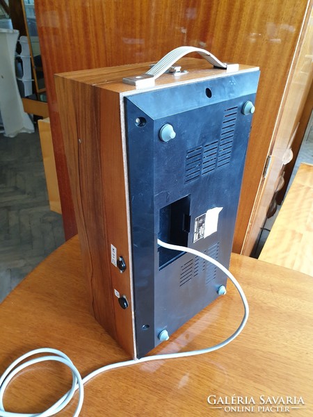 Retro old tesla wooden box turntable bag turntable