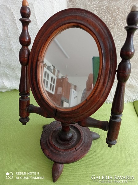 Old table mirror