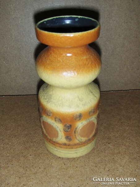 Retro German craftsman ceramic vase 19 cm (21 / d)