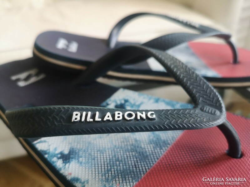 BILLABONG 39-40-es flipflop, strandpapucs, indonéz, 25 cm talphossz