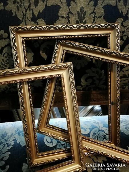 Antique picture frame 3 pieces in one