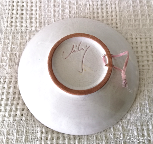 Signature Michael Béla ceramic wall bowl