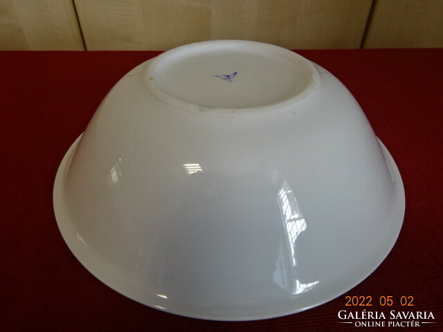 Lowland porcelain round garnished bowl, diameter 25.5 cm. He has! Jókai.