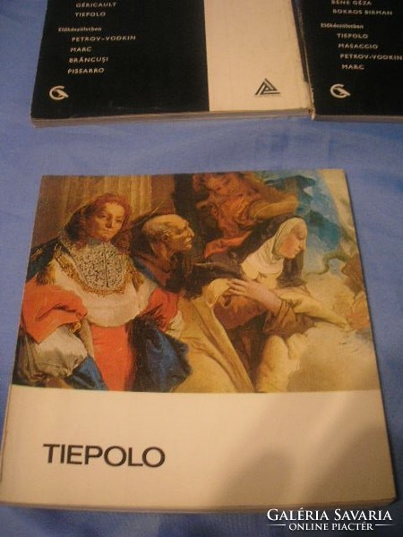 N27 Szobrászat,festészet Masacció,Géricault Canova Tiepoló művészi munkássága 4 db- kiadvány egyben