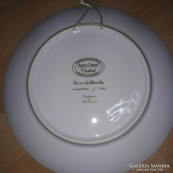 Goebel rosina wachtmeister porcelain wall decorative plate, wall plate