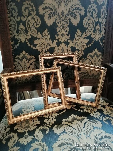 Antique picture frame 3 pieces in one