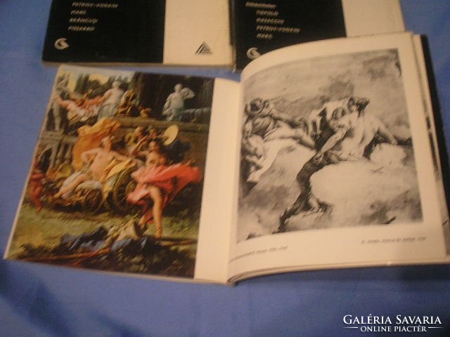 N27 sculpture, painting massage, artistic work of géricault canova tiepolo 4 pieces - publication in one