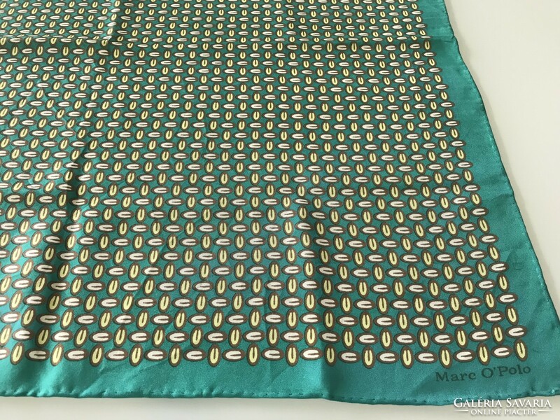 Marc O' Polo selyemkendő rizsszem mintával, 60 x 59 cm