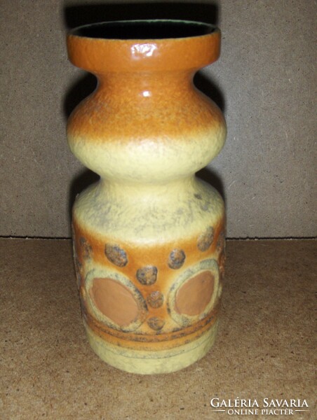 Retro German craftsman ceramic vase 19 cm (21 / d)