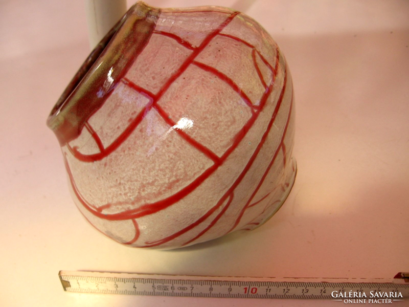 Retro kerámia gömb váza
