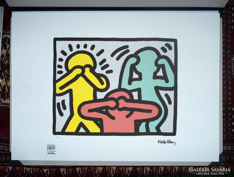 Keith Haring (1958-1990) - Hear No, See No, Speak No 18/150