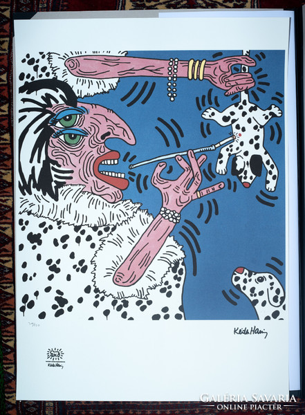 Keith Haring (1958-1990) - Cruella D'Ville 34/150