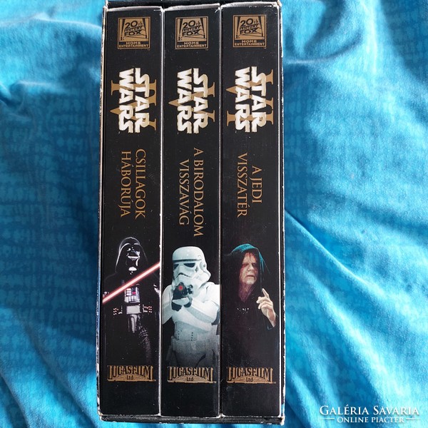 Díszdobozos Star Wars trilógia 4-5-6. VHS