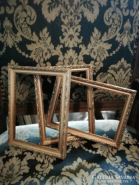 Antique picture frame 3 pieces in one