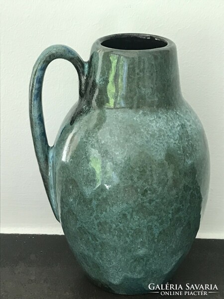 Retro German ceramic vase, scheurich ceramic, 16 cm high