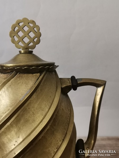 Viennese art deco brass jug
