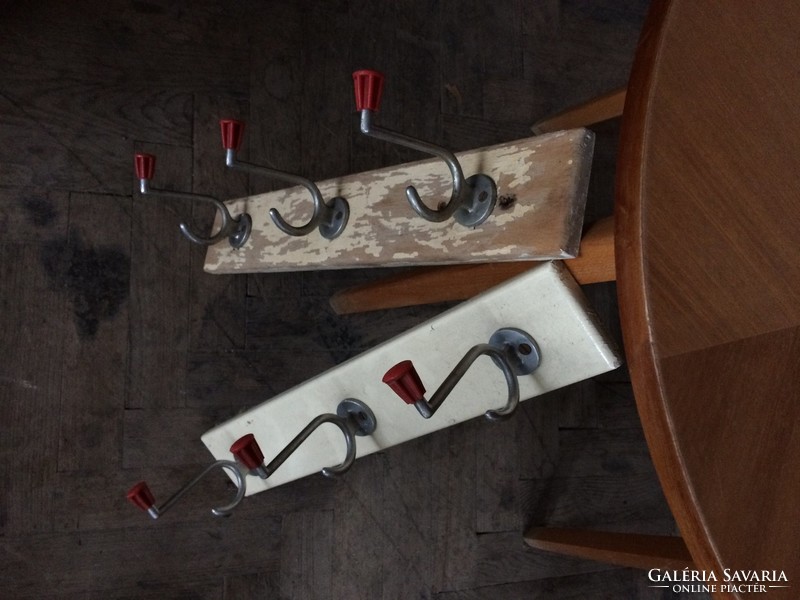 Régi art deco fa előszobafal vintage előszoba bútor fogas