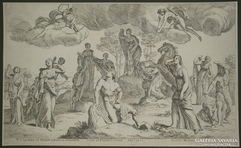 Francois Perrier (1590-1650): Niobé és gyermekei halála