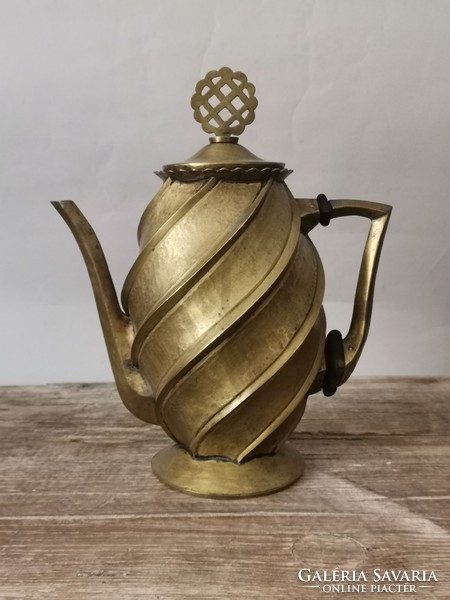 Viennese art deco brass jug