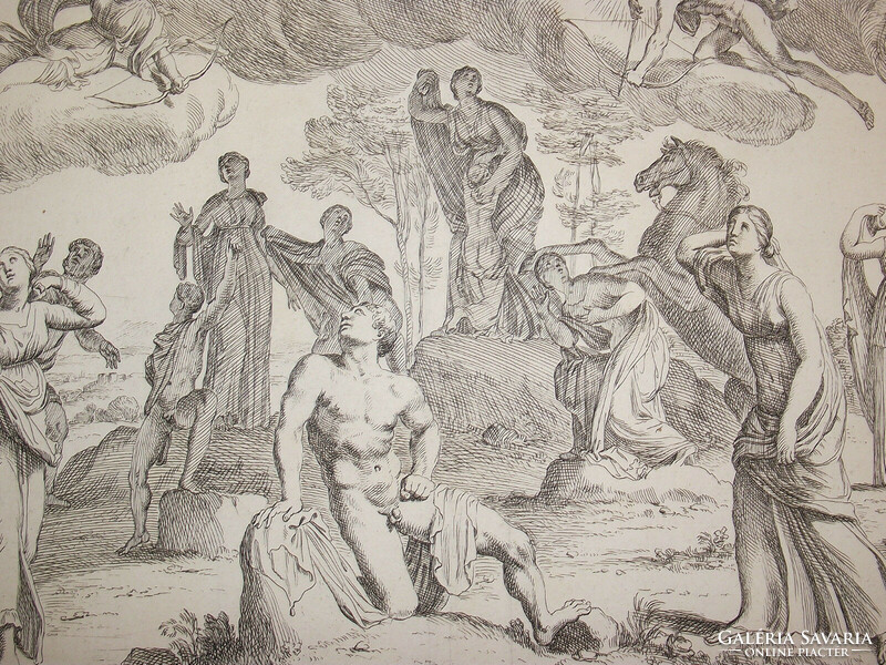 Francois Perrier (1590-1650): Niobé és gyermekei halála