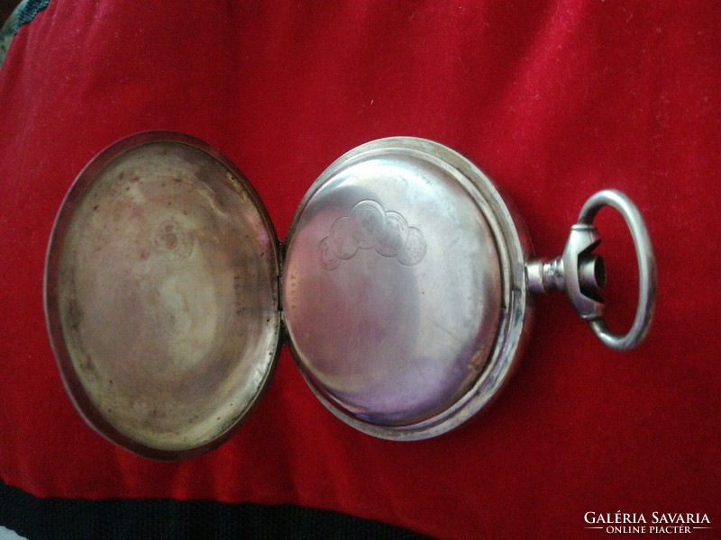 Silver pocket watch roskopf repair