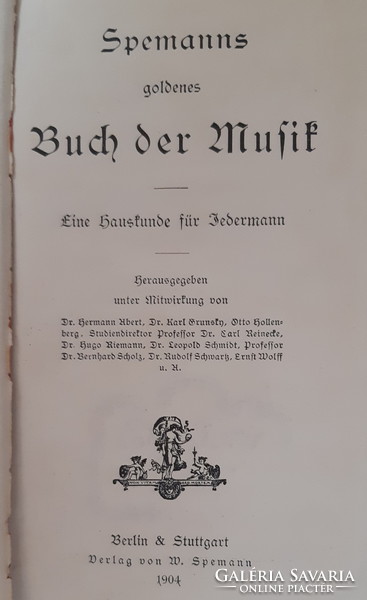 Spemanns: goldenes buch der musik