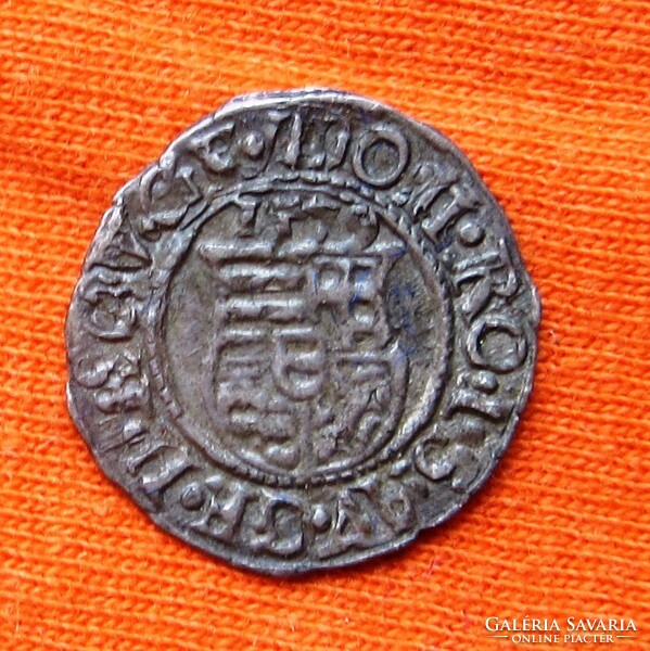 Rudolf (1576-1608) silver denarius 1579 k-b