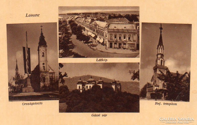 044 --- Futott képeslap   Losonc 1940 (Weinstock fotó)