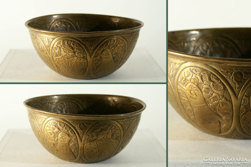 5pcs qajar copper pot pot bowl 13x6cm | Islamic Middle Eastern Persian Iran