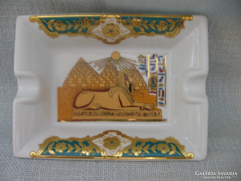 Egyptian ashtray, ashtray sphinx, pyramid