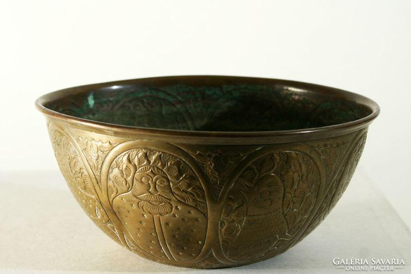 5pcs qajar copper pot pot bowl 13x6cm | Islamic Middle Eastern Persian Iran