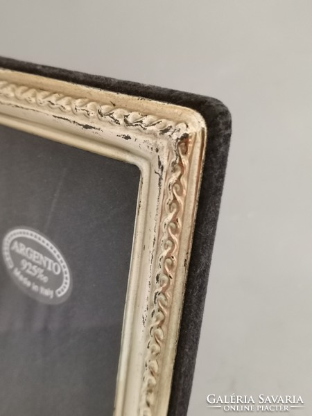 Silver framed photo holder