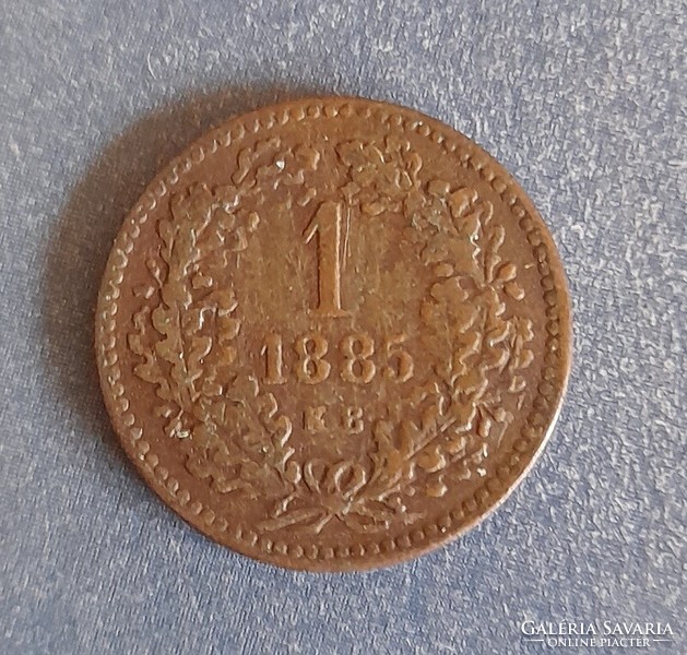1 krajcár 1885 KB.2
