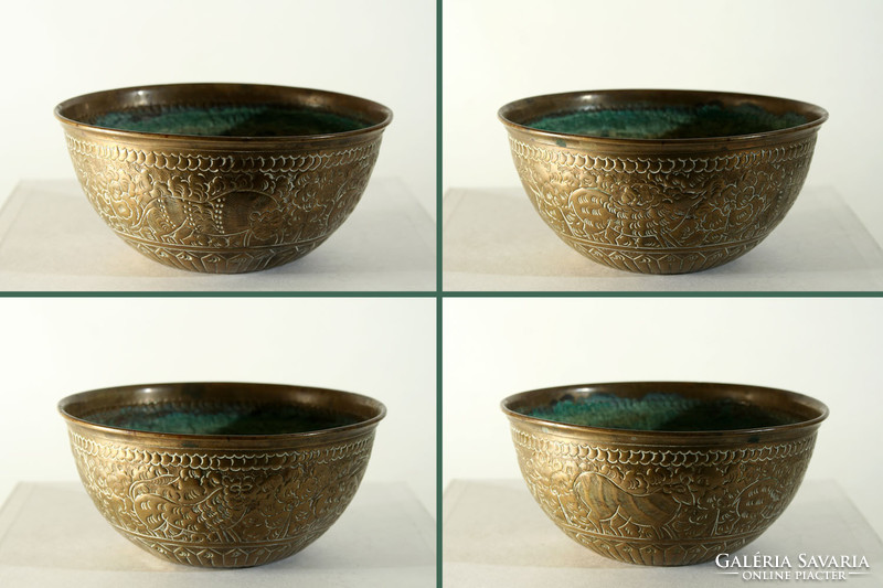 5pcs qajar copper pot pot bowl 13x6cm | Islamic Middle Eastern Persian Iran