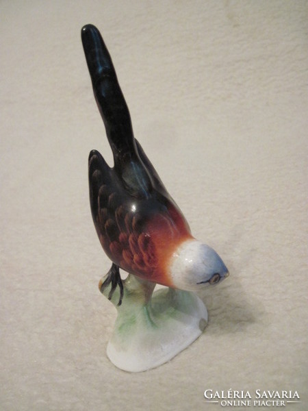 Bodrogkeresztúr ceramic bird figurine