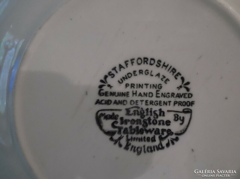 Plate - marked - English - 22 cm - porcelain - flawless