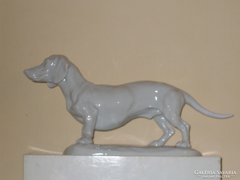 Herend rare standing dachshund dog