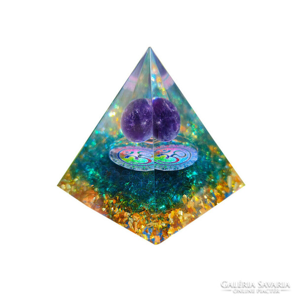 Orgonite pyramid 5x5 cm