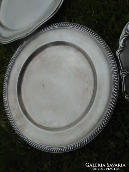 8 pcs antique baroque nysilver tray in several sizes only for sale cheap